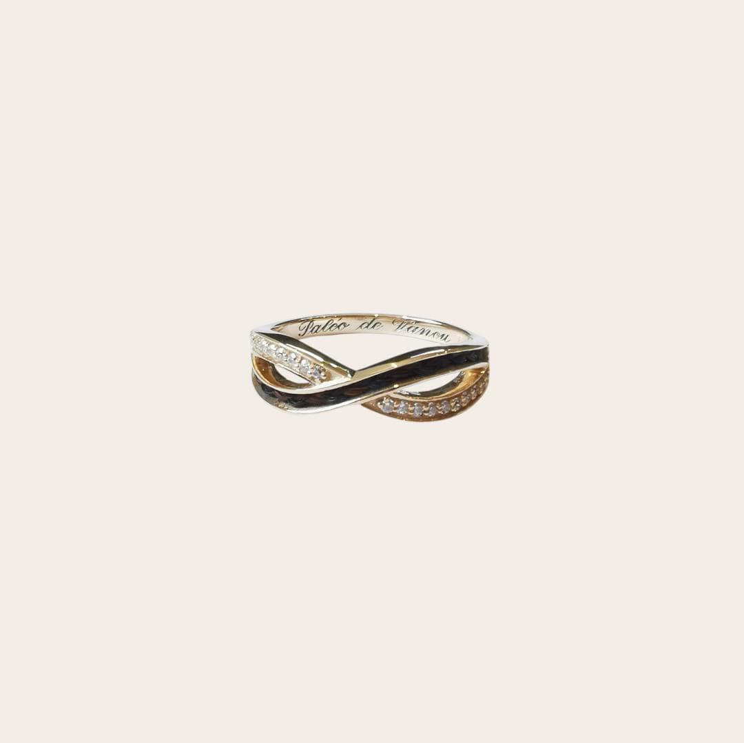 Bague L’ETERNITE ZIRCON or massif